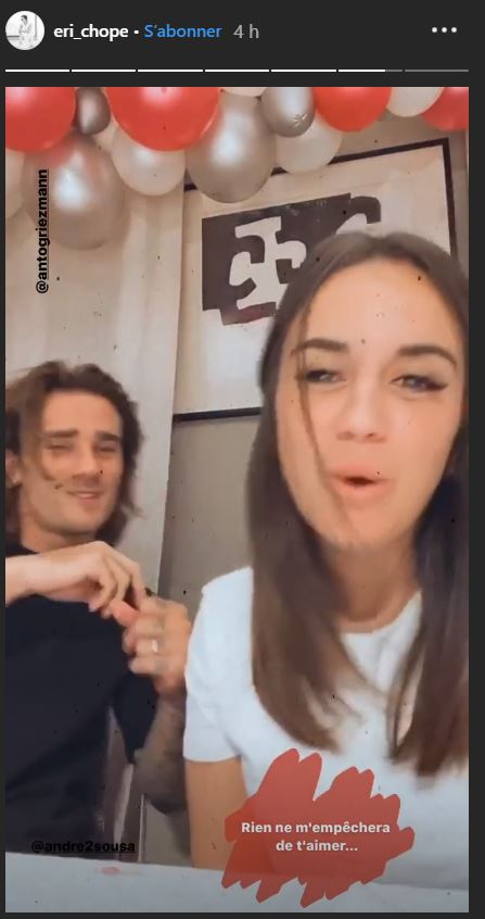 Antoine Griezmann : Erika Choperena lui adresse une touchante déclaration d'amour