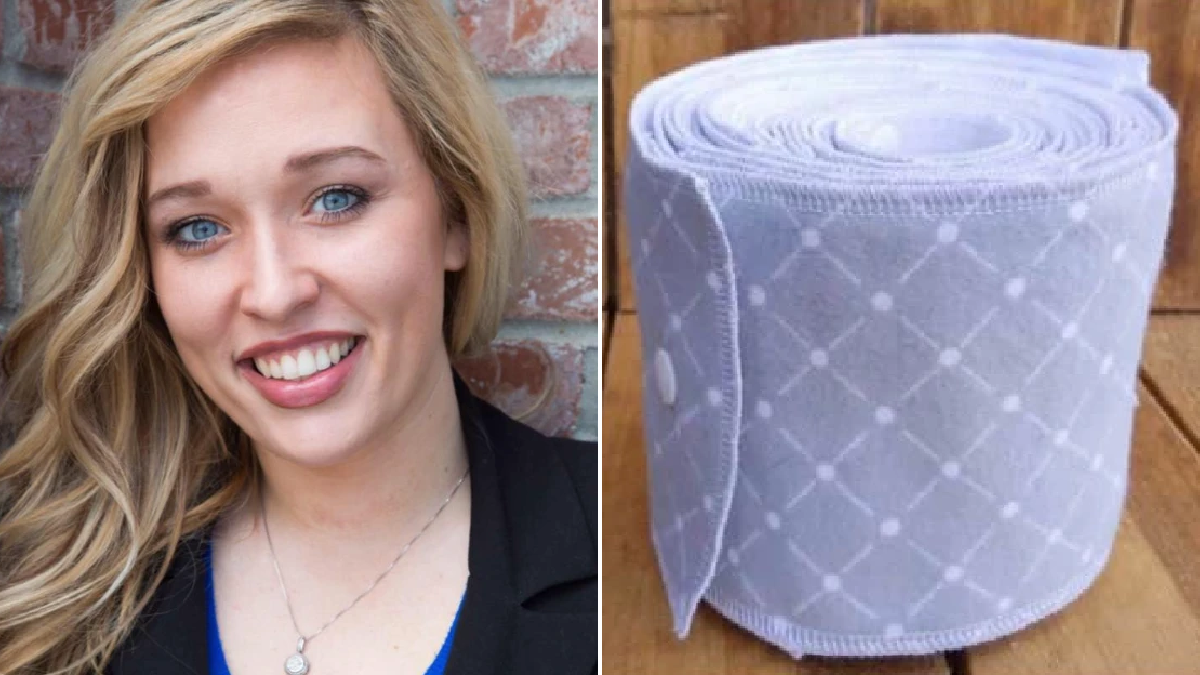Pénurie de papier toilette : Cette jeune femme fabrique des rouleaux réutilisables