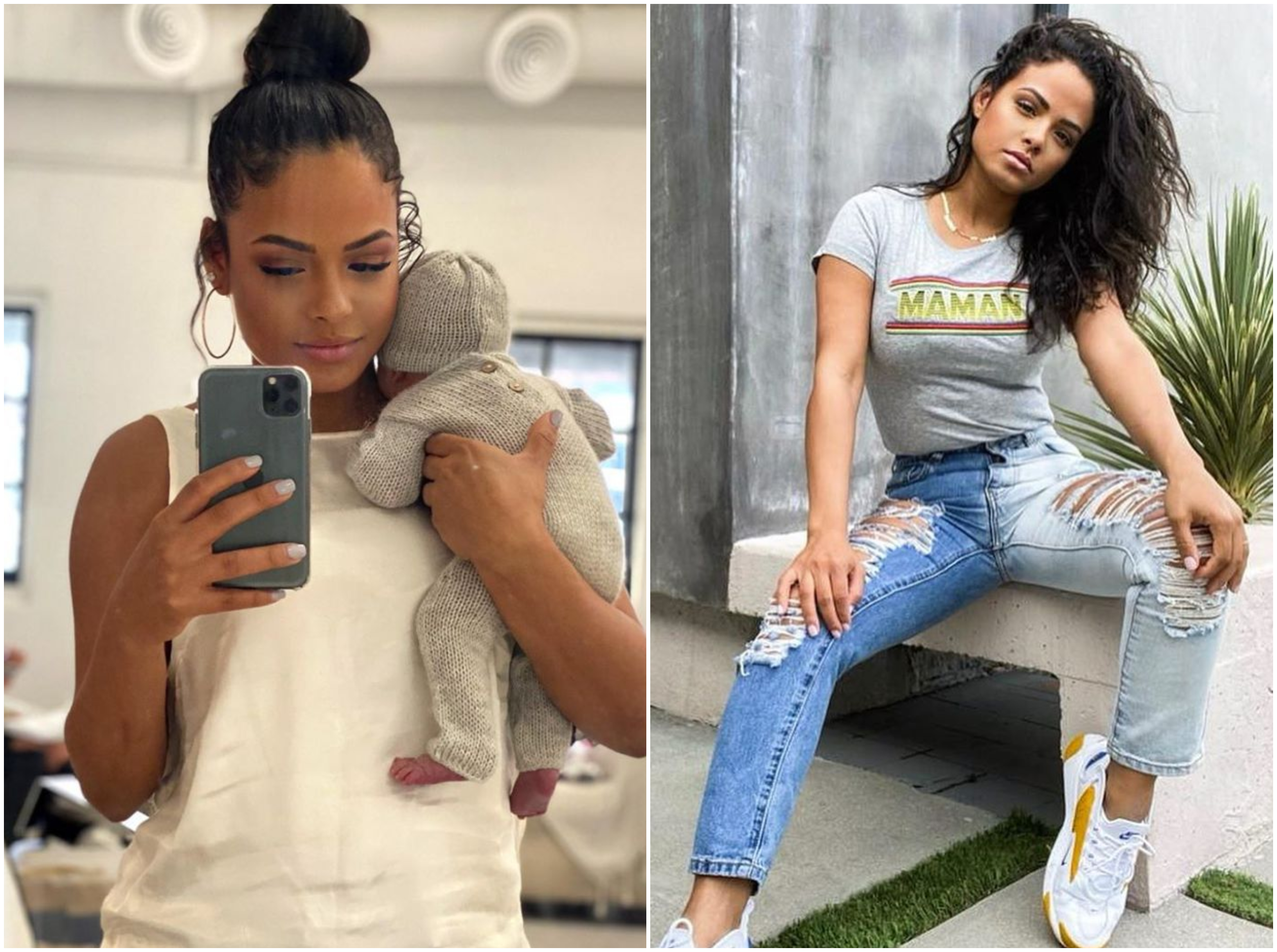 Christina Milian : Sexy en lingerie trois mois après avoir accouché !