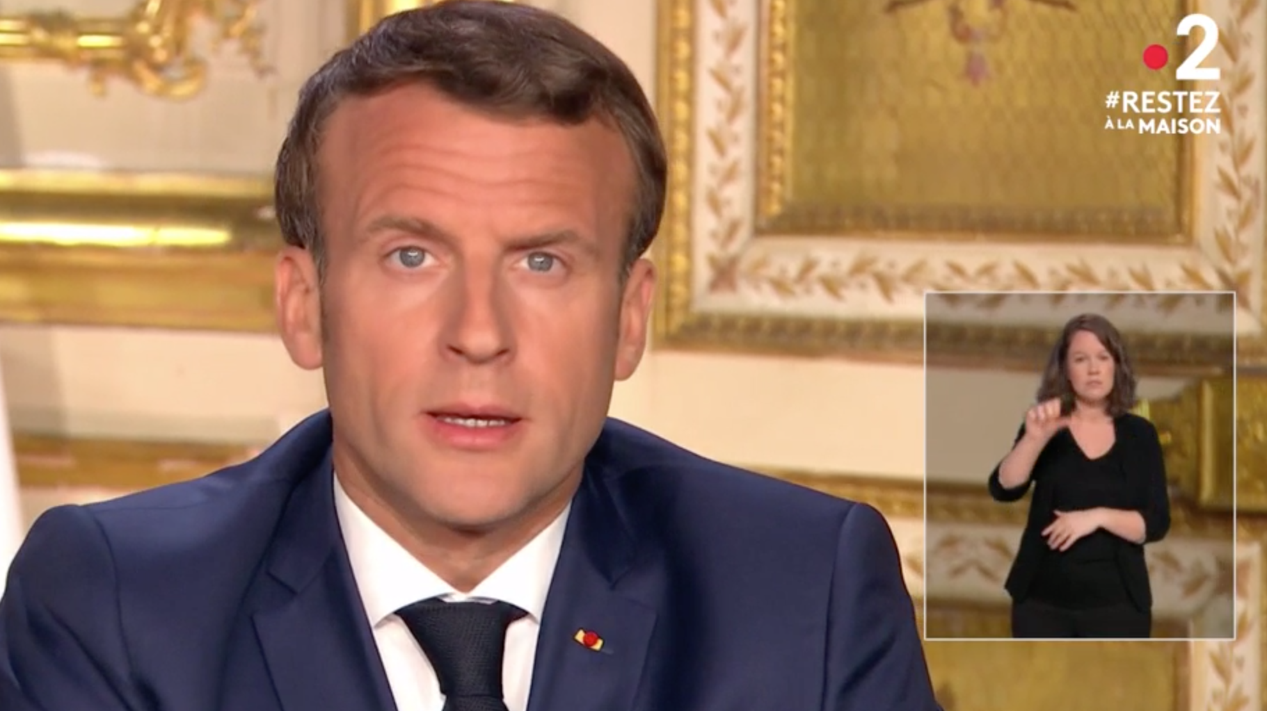 Discours d'Emmanuel Macron : Ce détail qui a intrigué les internautes