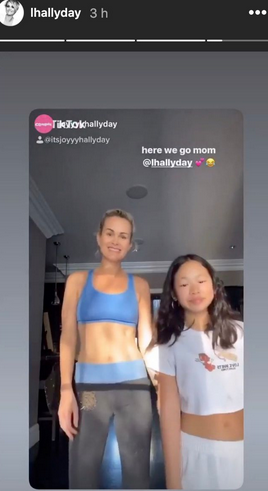 Laeticia Hallyday danse avec sa fille Joy sur TikTok !