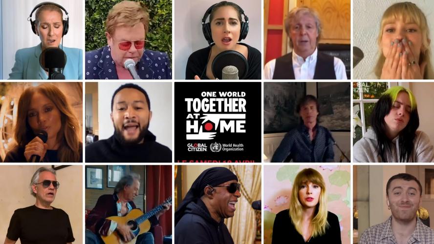 One World : Together At Home : Lady Gaga, Sam Smith, John Legend, Angèle... Les meilleurs lives