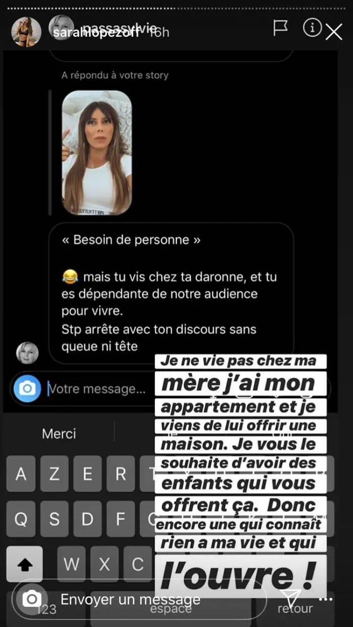 Sarah Lopez : Attaquée sur les réseaux sociaux, elle pousse un énorme coup de gueule