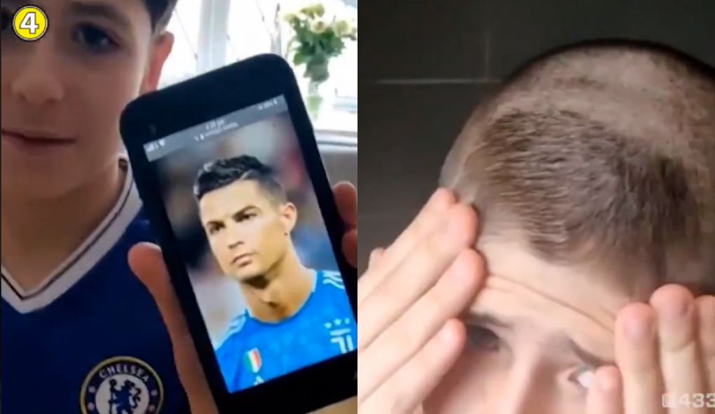 Un adolescent demande la coupe de Ronaldo à son père, il n’aurait pas dû