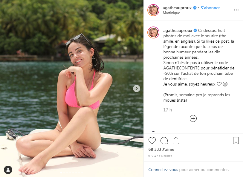 Agathe Auproux : Top 5 de ses photos en maillot de bain qui rendent ses fans dingues !