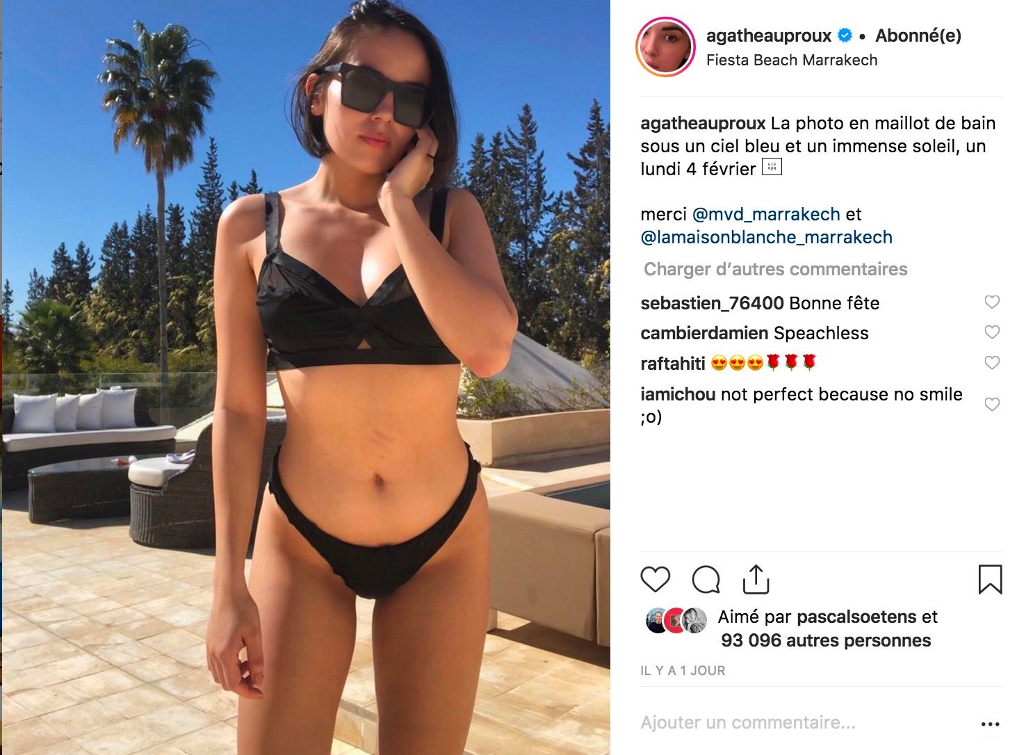 Agathe Auproux : Top 5 de ses photos en maillot de bain qui rendent ses fans dingues !