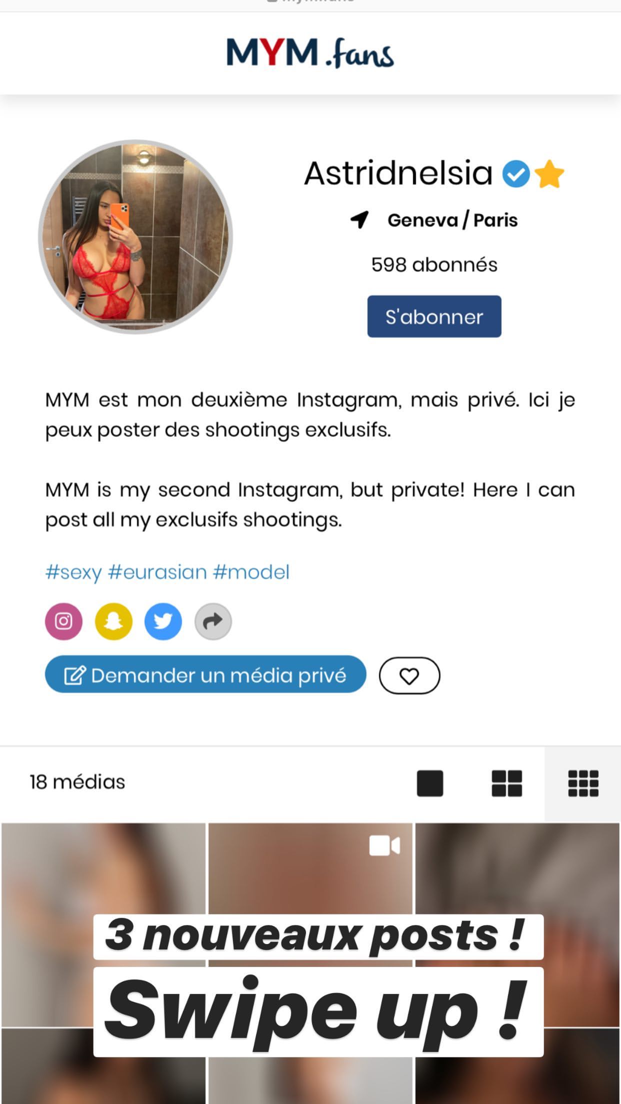 Astrid Nelsia : Critiquée pour vendre ses photos sexy sur le net, elle répond !