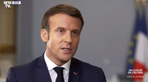 "Nous n'avons jamais été en rupture de masques" : Emmanuel Macron s'attire les foudres des internautes