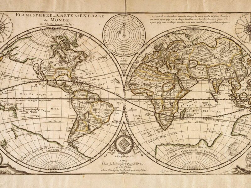 Une incroyable carte du monde de1922 fait le buzz