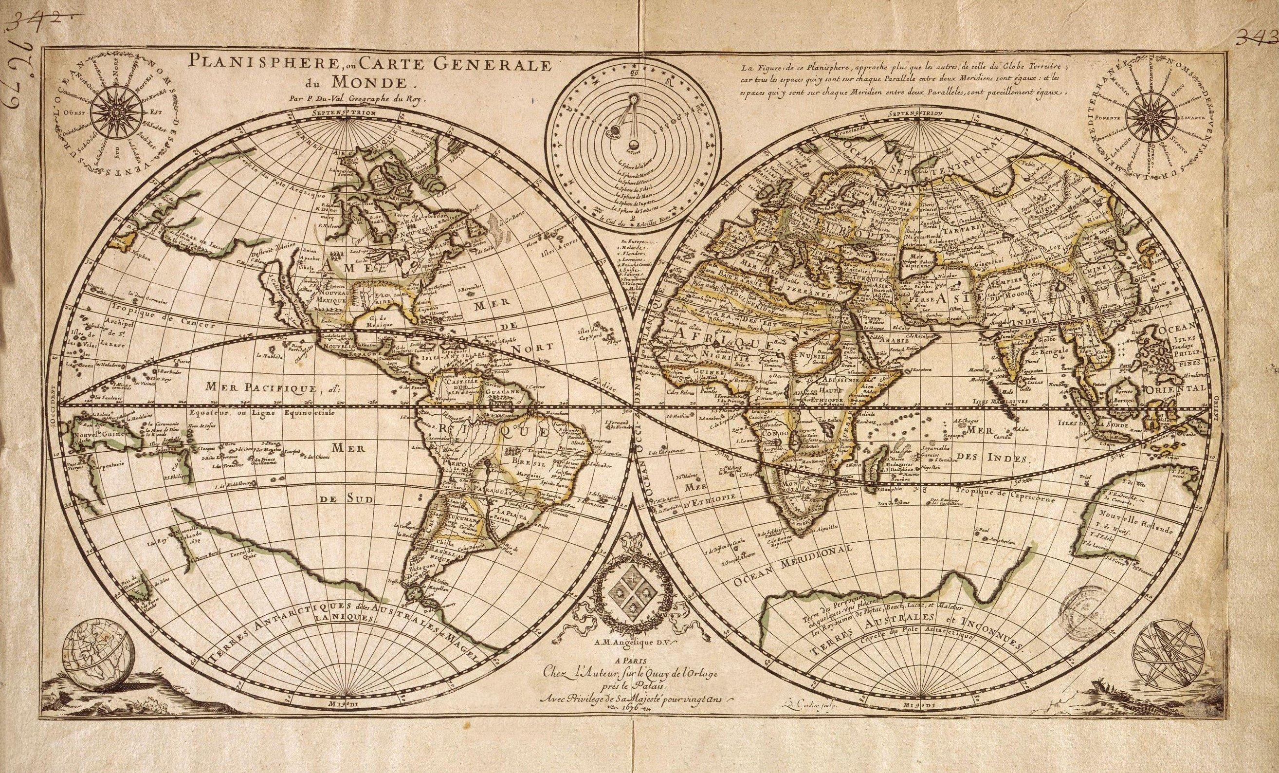 Une incroyable carte du monde de1922 fait le buzz
