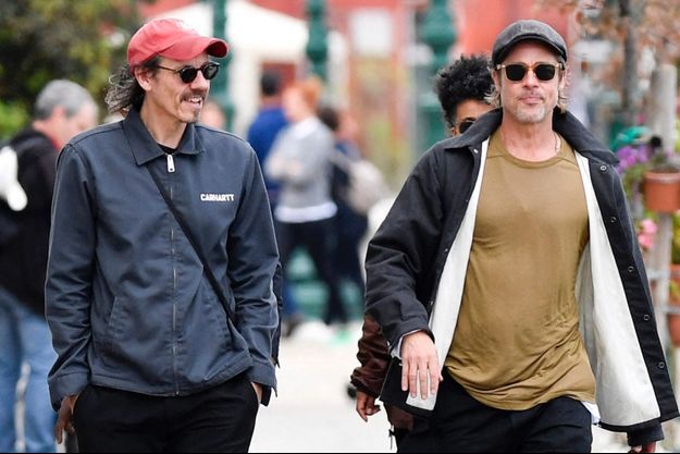  Saul Fletcher &amp; Brad Pitt a Venise 2019 @ AMA / MEGA