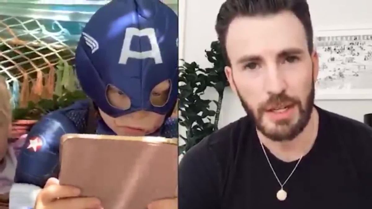 Bridger Walker : Captain America rend hommage au jeune héros défiguré par un chien