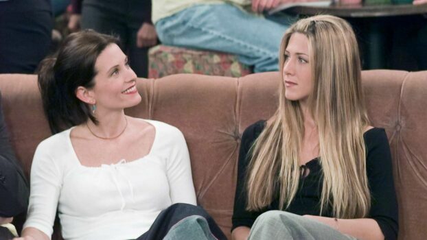 Courteney Cox (Monica) et Jennifer Aniston (Rachel) à l'époque de la série Friends