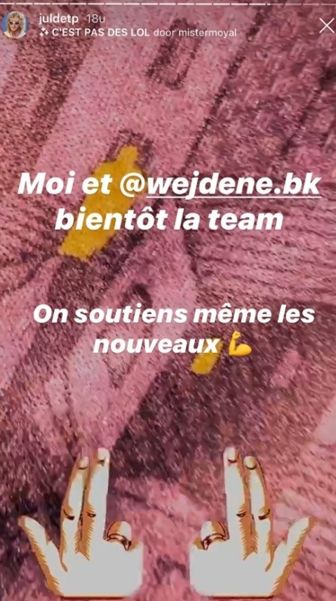 Jul et Wejdene : C'est officiel !