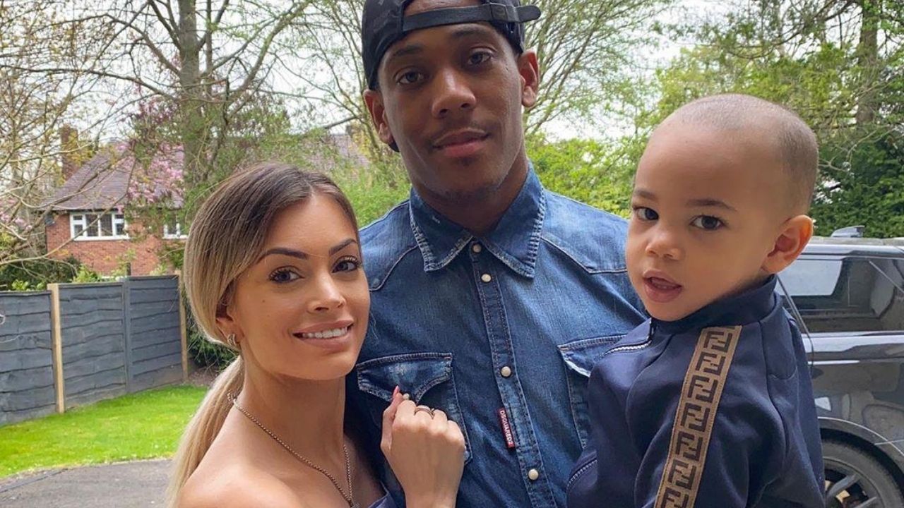  Mélanie Da Cruz, Anthony Martial et leur fils Swan @Instagram