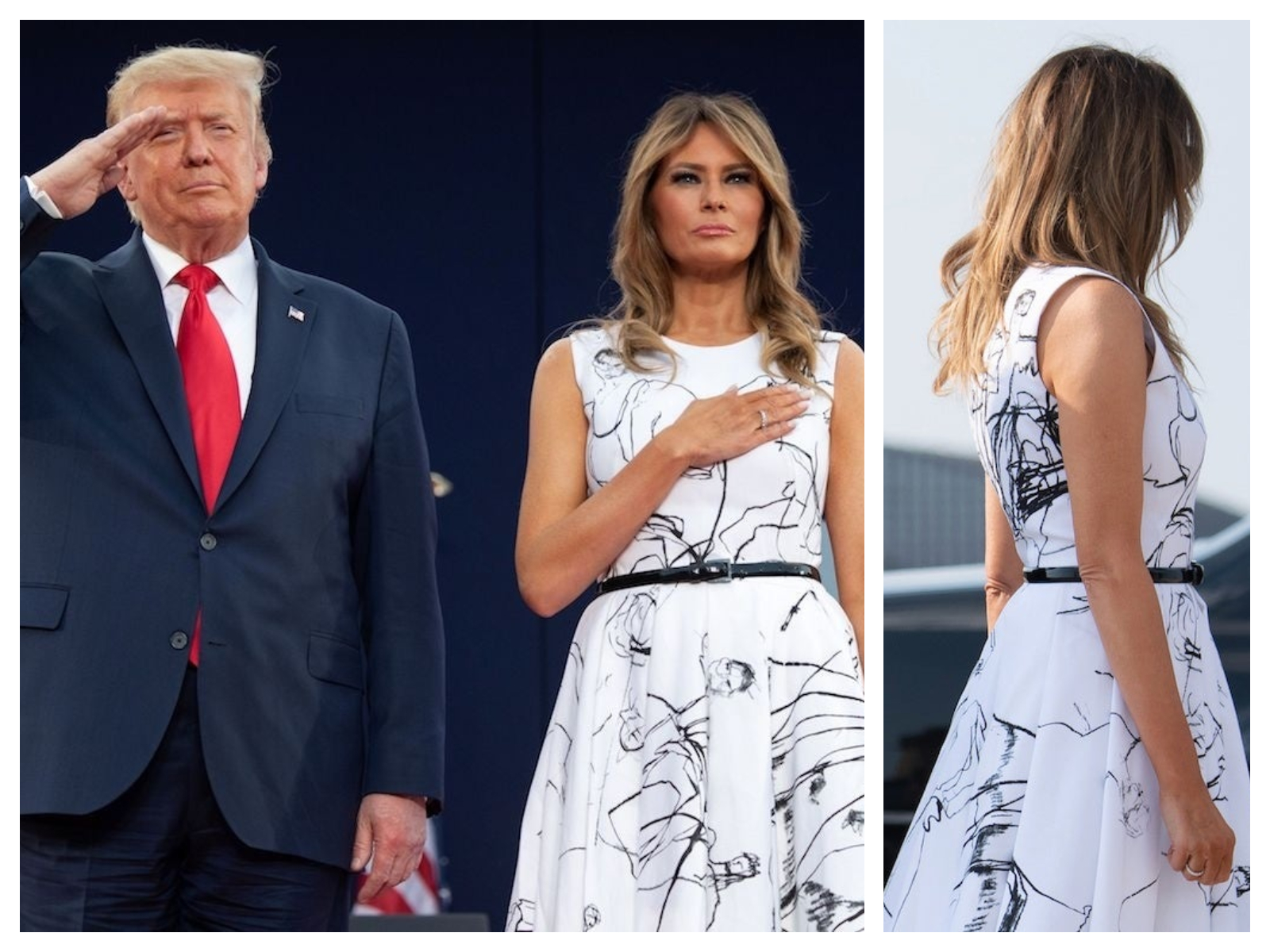 Melania Trump : Sa robe moquée sur les réseaux sociaux !