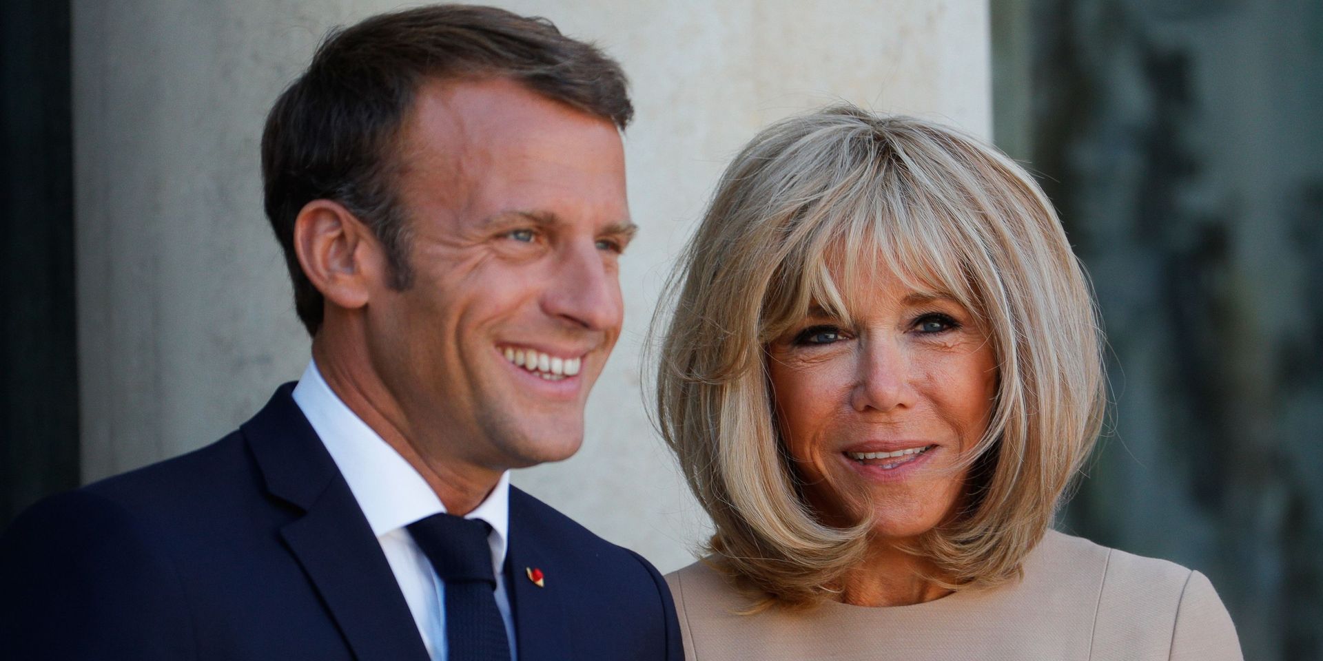  Emmanuel Macron et Brigitte Macron ©GEOFFROY VAN DER HASSELT / AFP
