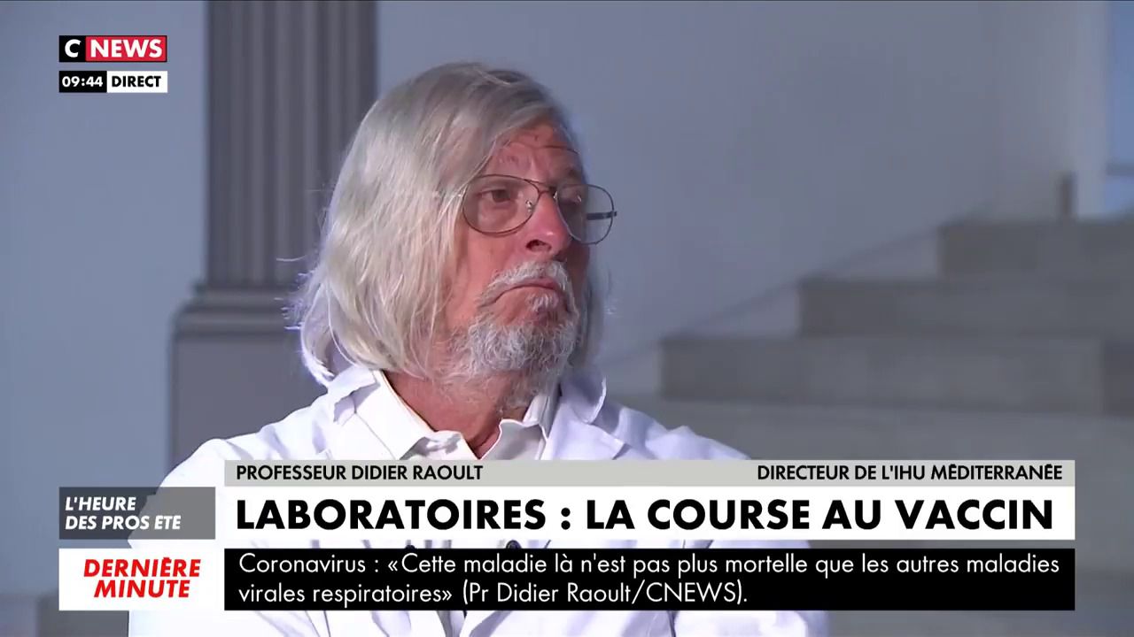 Didier Raoult sur CNews : Le scientifique fait exploser les audiences