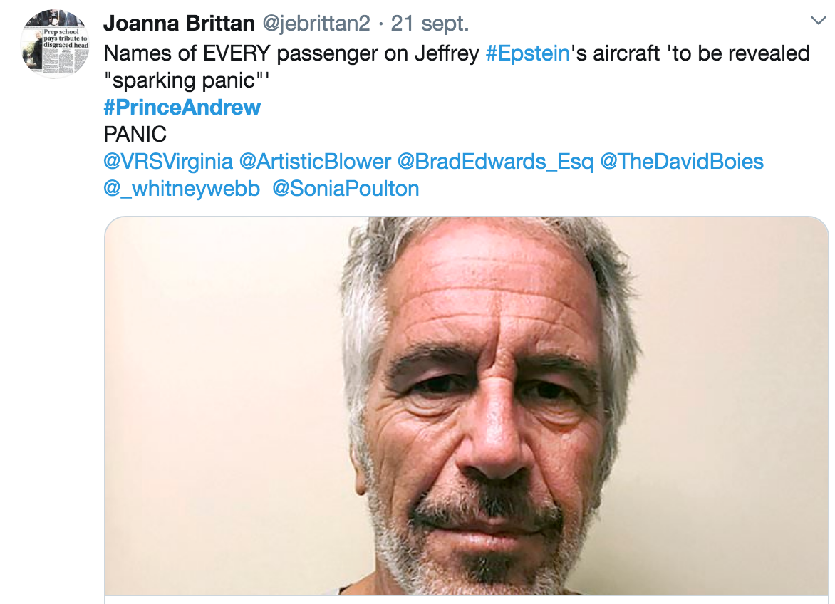 Affaire Jeffrey Epstein : Tous les noms figurant sur les listes de vols d’Epstein sur le point d’être révélés