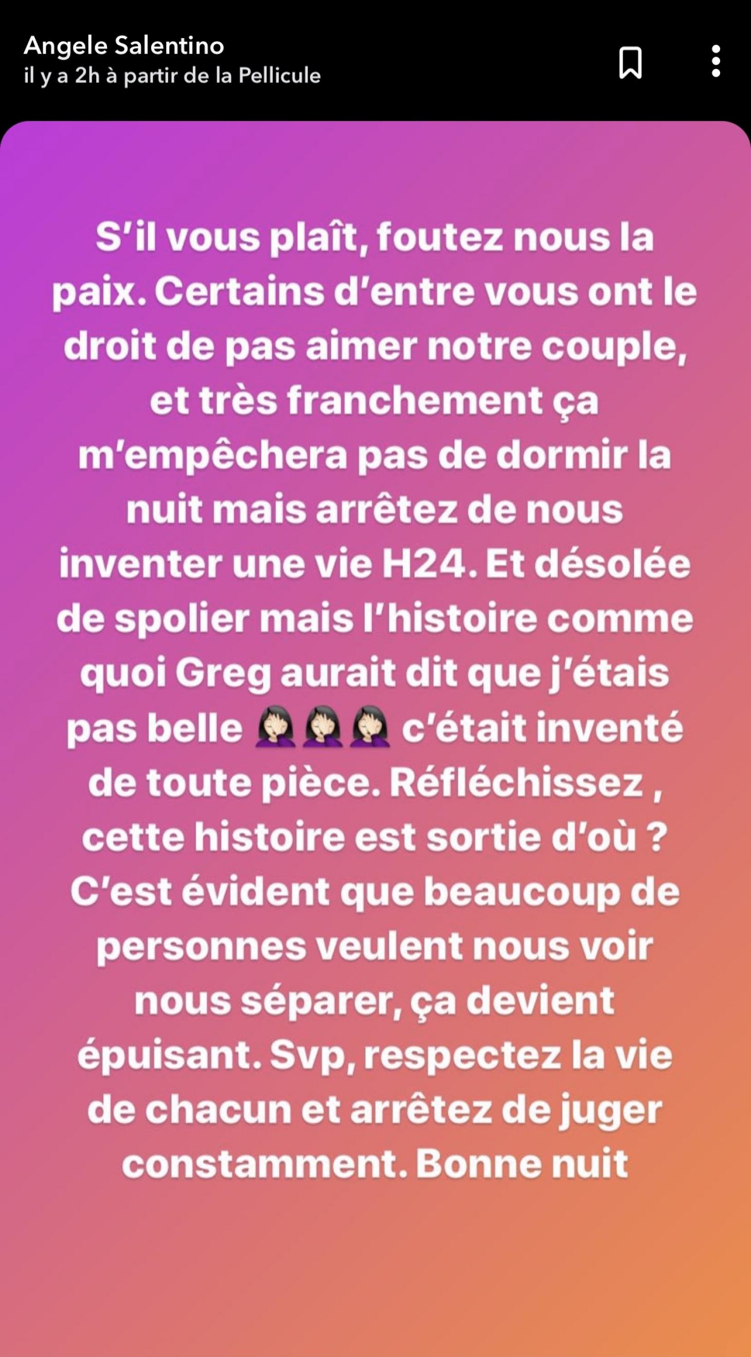 Angèle (LMvsMonde5) trompée par Greg ? Elle fait une grosse mise au point