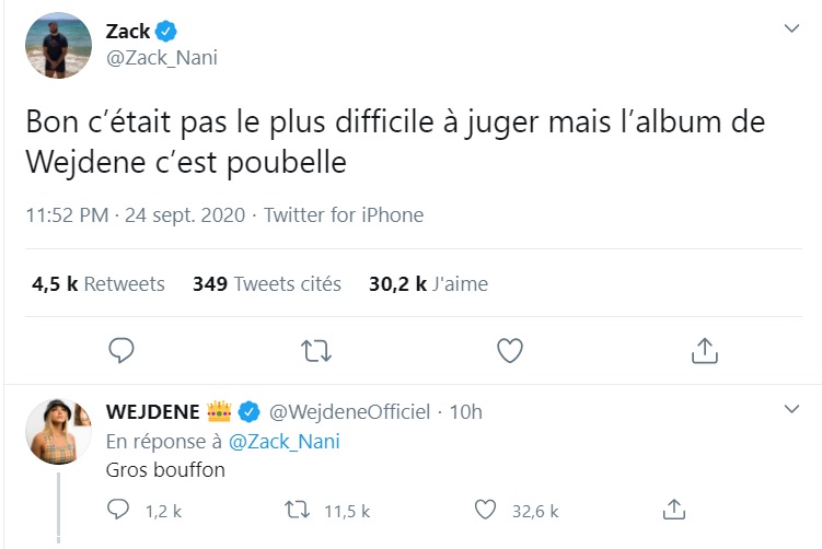 Clash : Wejdene clashe sévèrement un célèbre Youtubeur