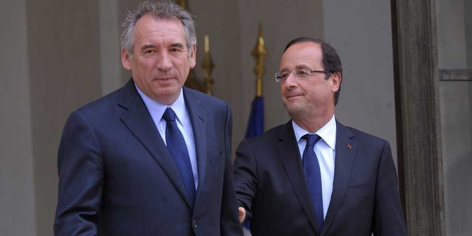  François Bayrou et François Hollande