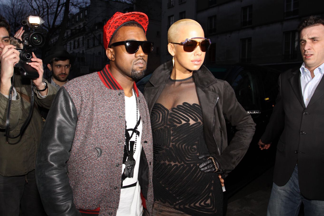  Kanye West &amp; Amber rose