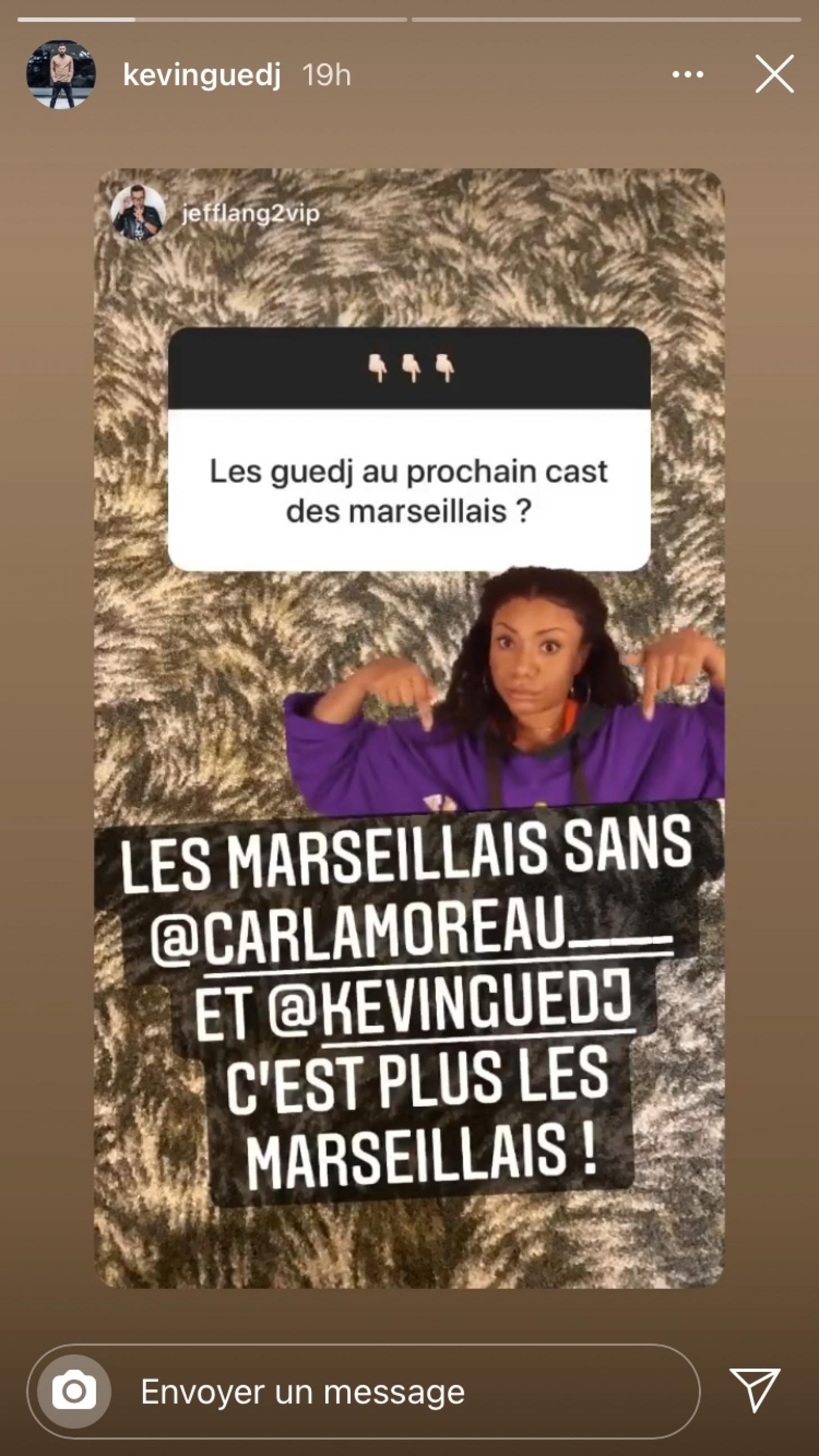 Carla Moreau et Kevin Guedj absents de la prochaine saison des Marseillais ? Ce message qui en dit long