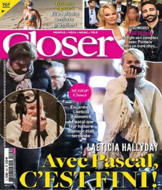  Laeticia Hallyday en Une de @Closer