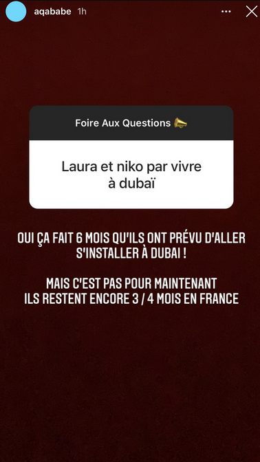 Nikola Lozina et Laura Lempika : un déménagement à Dubaï ? On en sait plus !