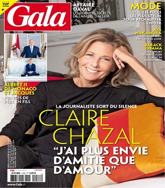 Claire Chazal séductrice ? "J'ai toujours aimé qu'on m'aime"