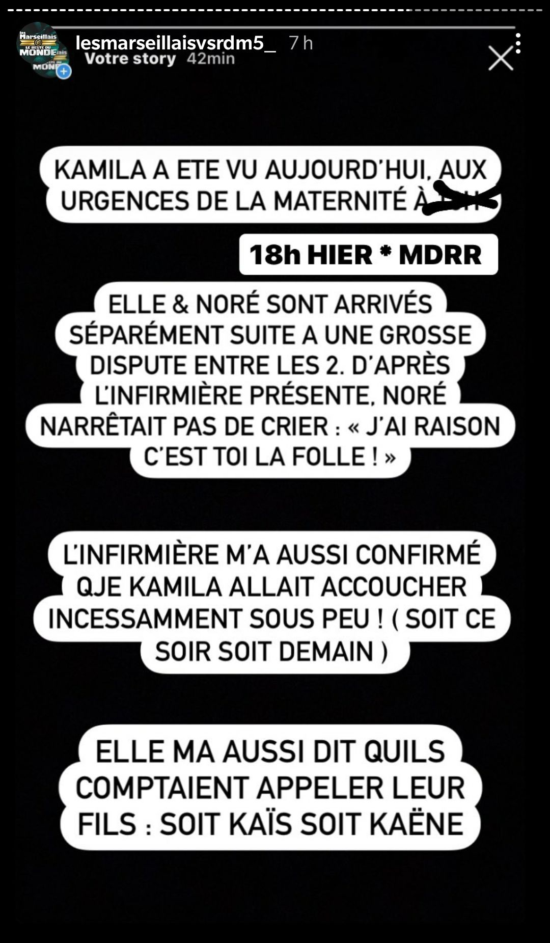 Kamila Tir et Noré : Violente dispute de couple à la maternité ? Elle sort du silence !