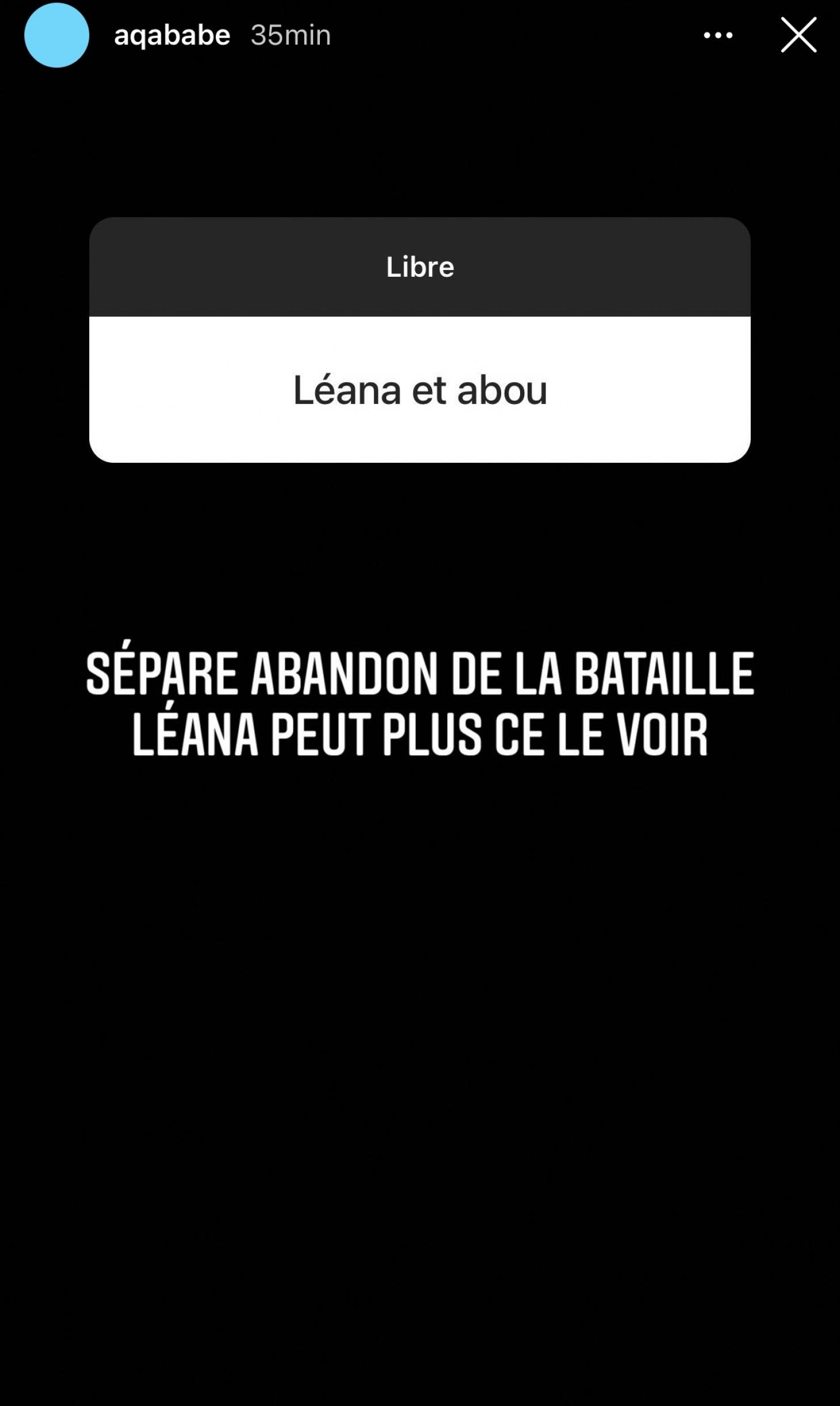 Léana séparée d’Abou ? Sa violente dispute avec son ex diffusée sur la toile !