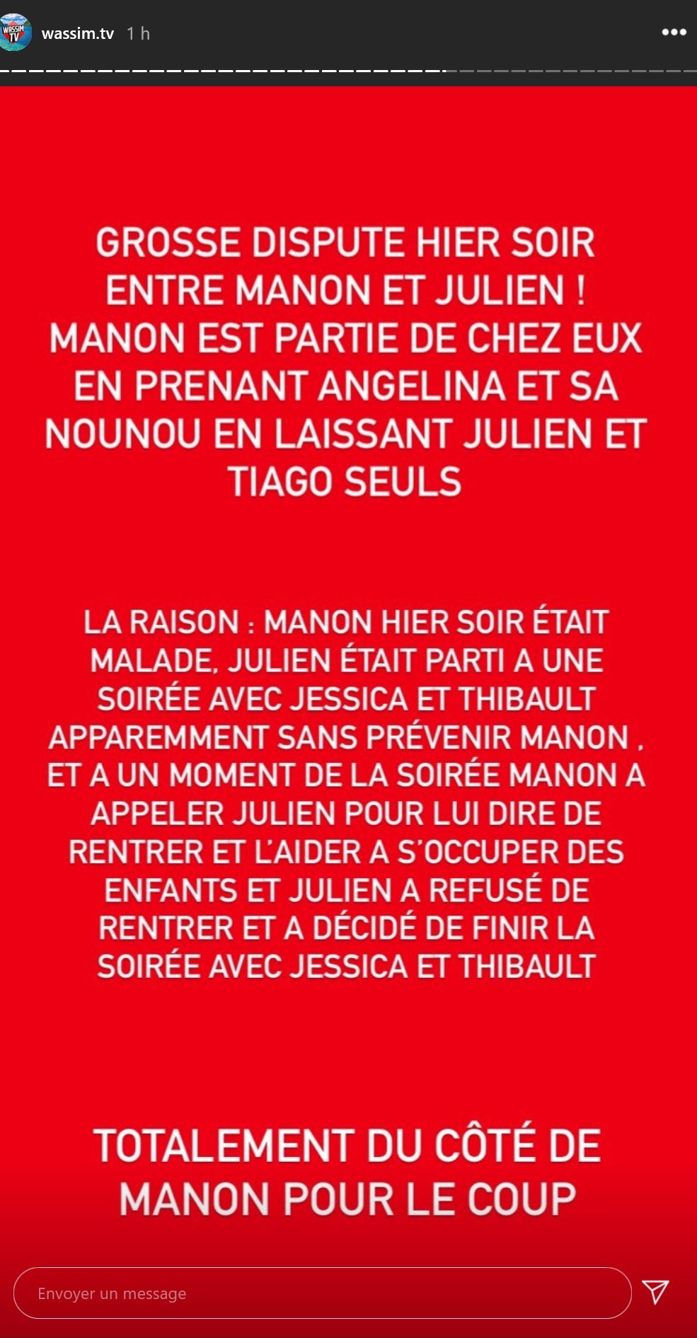 Manon Marsault malade et délaissée par Julien Tanti : Elle quitte le domicile avec Angélina !