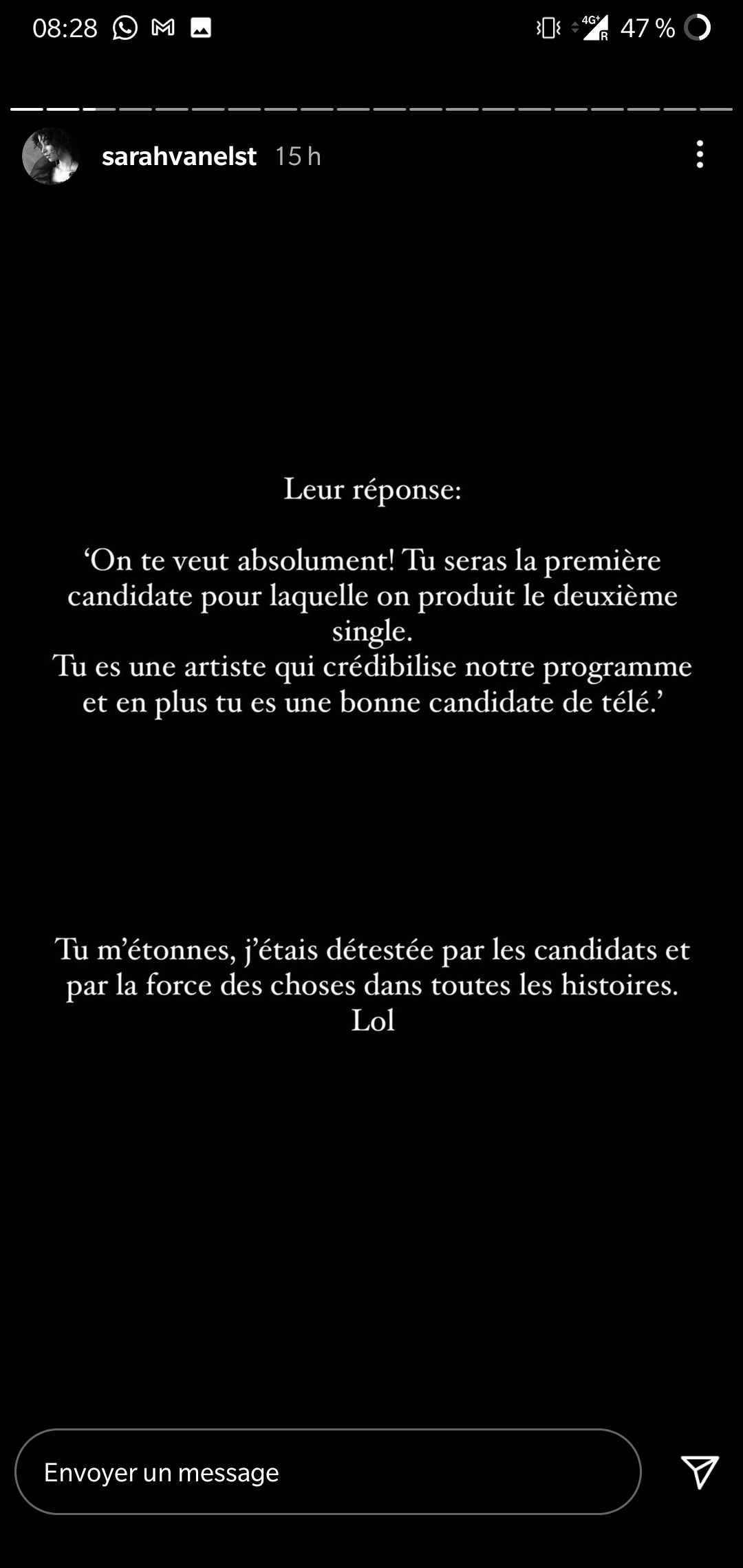 Blacklistée des Anges, cette candidate balance sur la production !