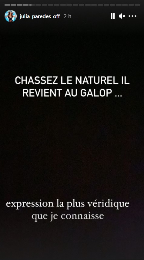 Julia Paredes (Mamans et célèbres) enceinte... et en froid avec son compagnon Maxime ? Elle poste un mystérieux message