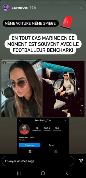 LMvsMonde5 : Marine El Himer en couple avec un footballeur ?