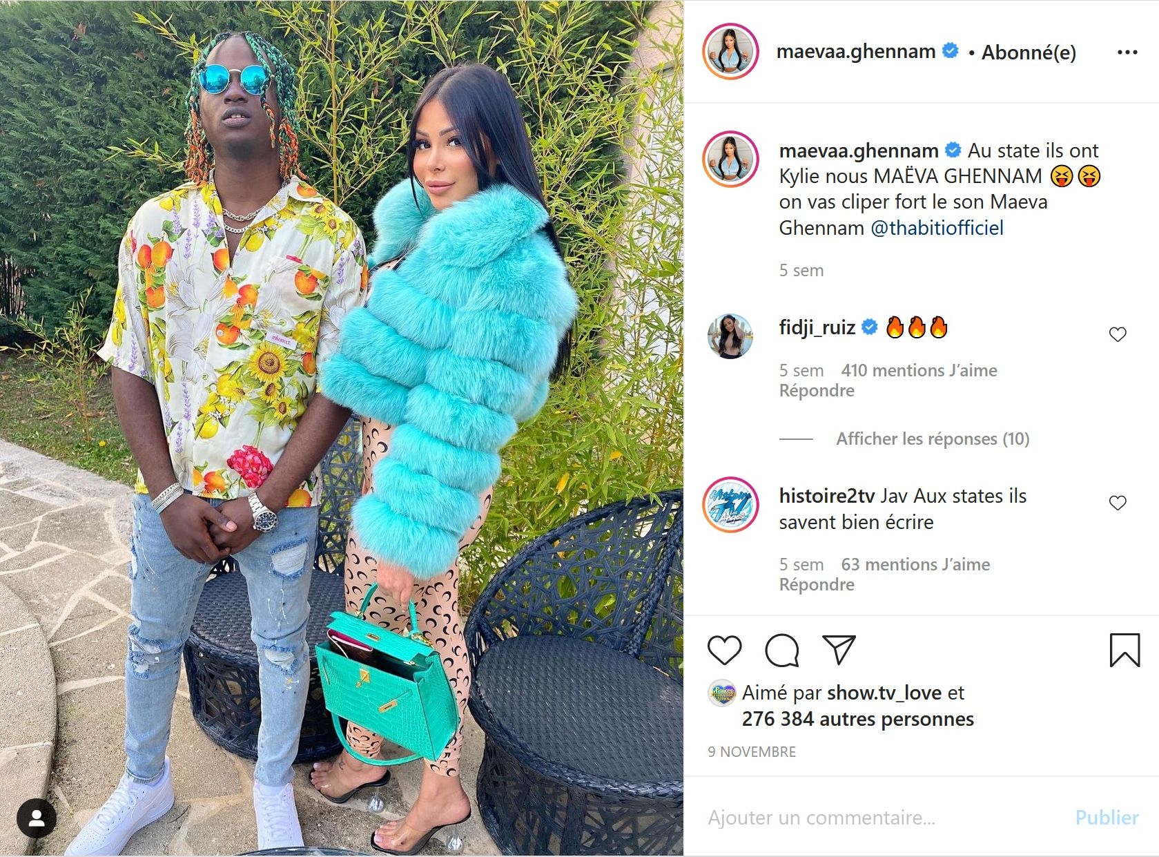 Maeva Ghennam : Son année 2020 en 10 photos Instagram