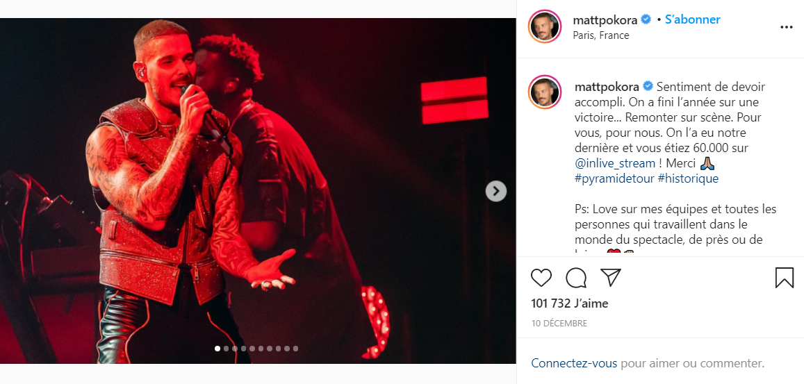 Matt Pokora : son année 2020 en 10 photos Instagram !
