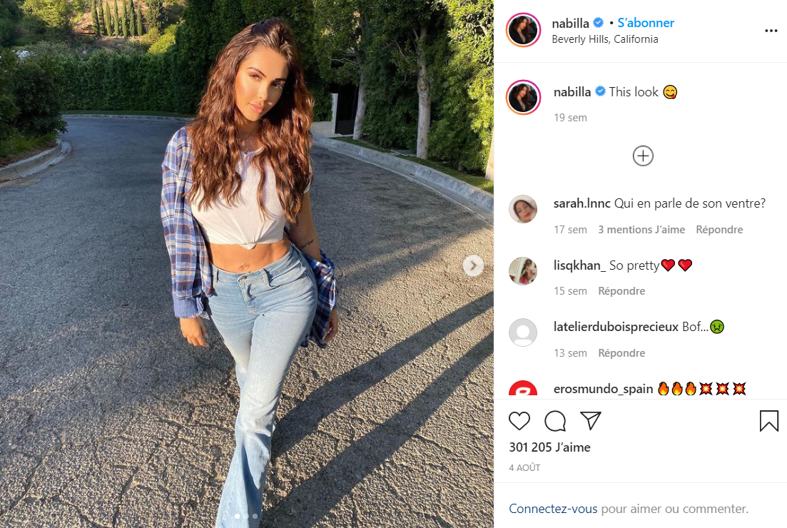 Nabilla Benattia : Son année 2020 en 10 photos Instagram