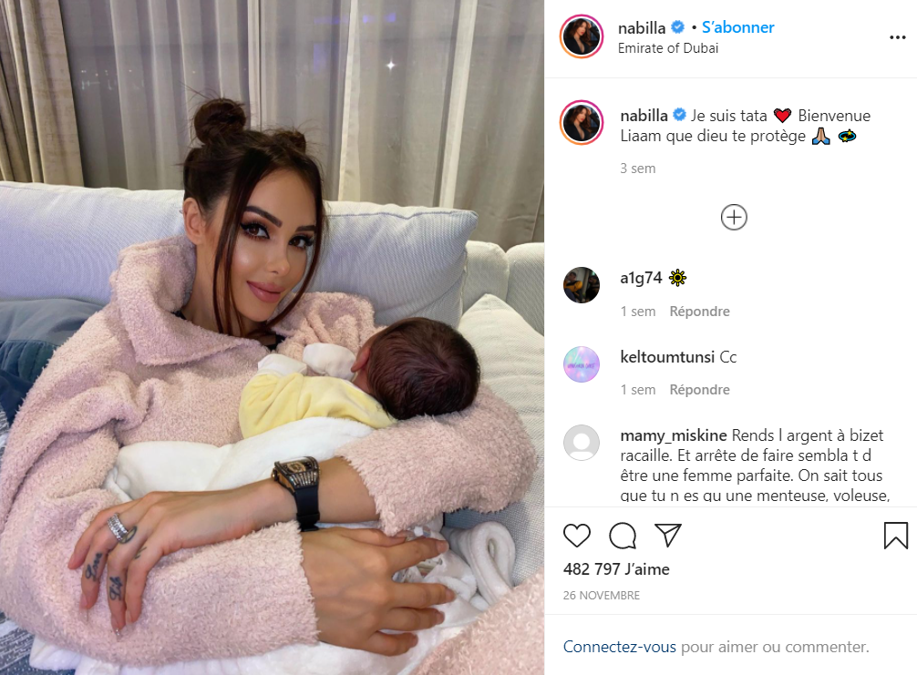 Nabilla Benattia : Son année 2020 en 10 photos Instagram