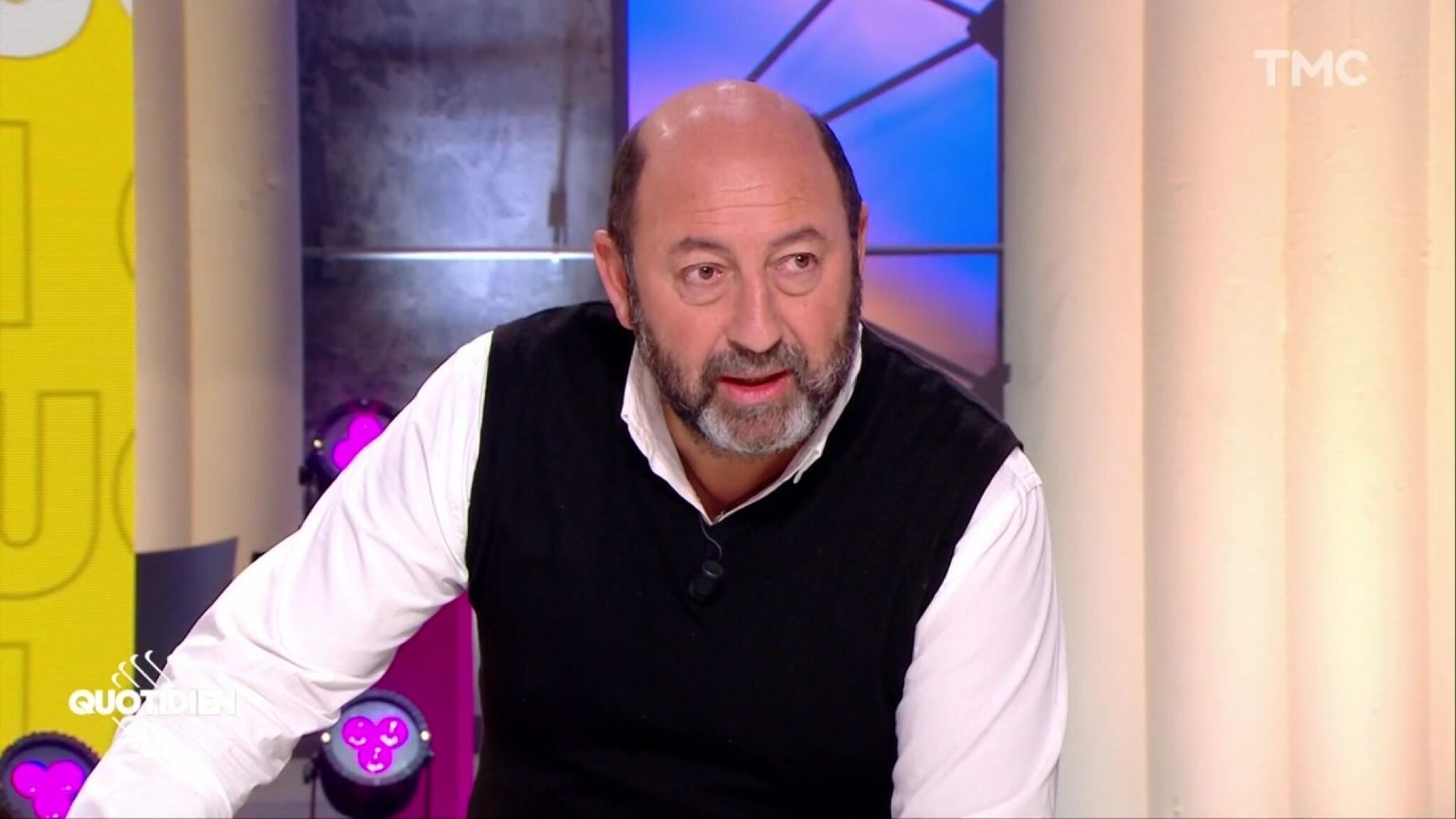 Quotidien : Kad Merad très embarrassé après une question... sur la police