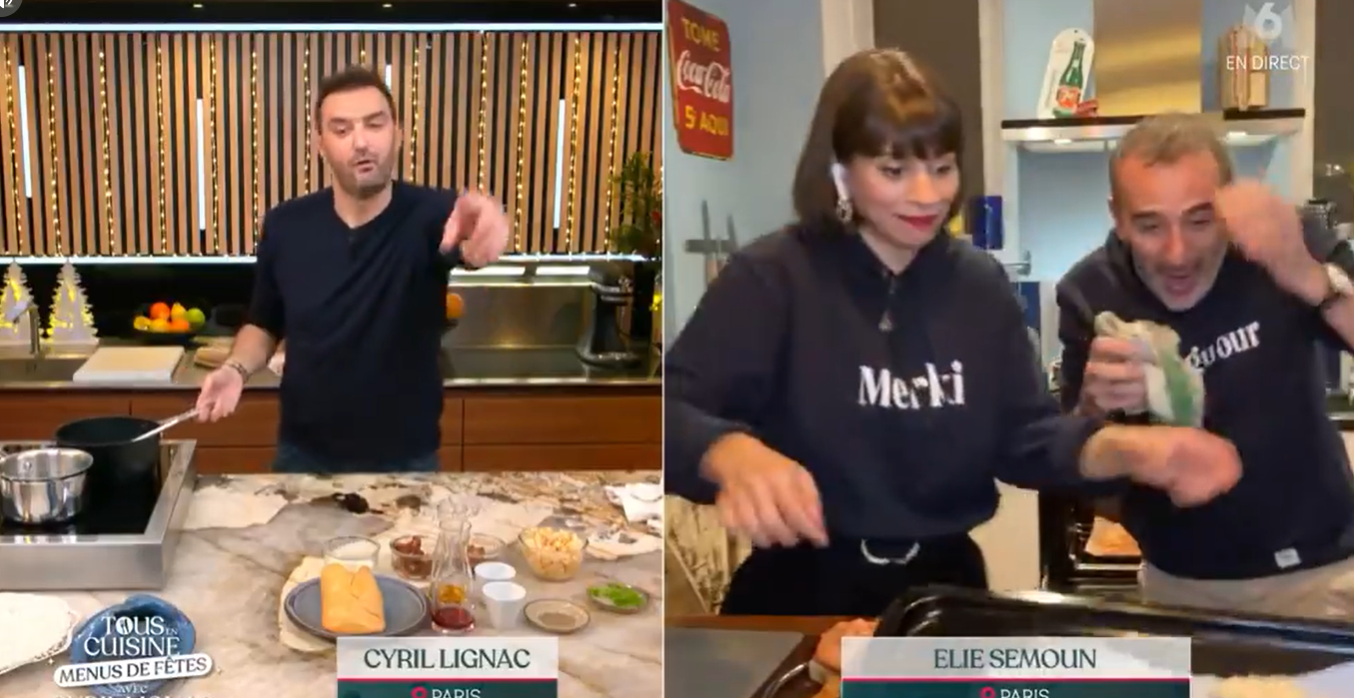 Tous en cuisine : la grosse boulette d'Elie Semoun provoque un fou rire !