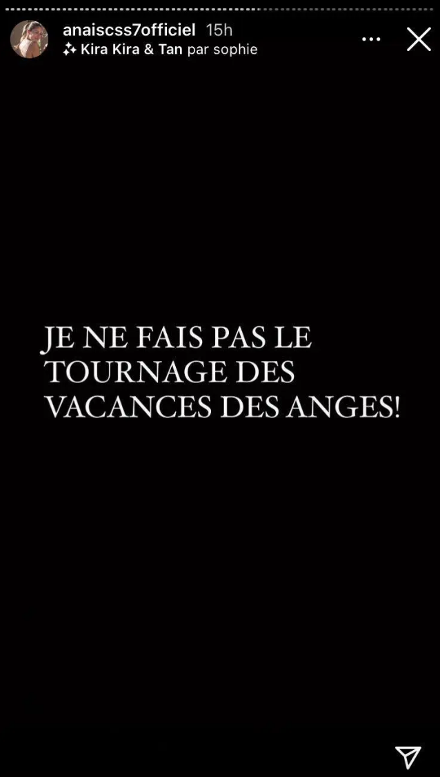 Anaïs Camizuli : Au casting des Vacances des Anges ? Sa réponse est sans appel