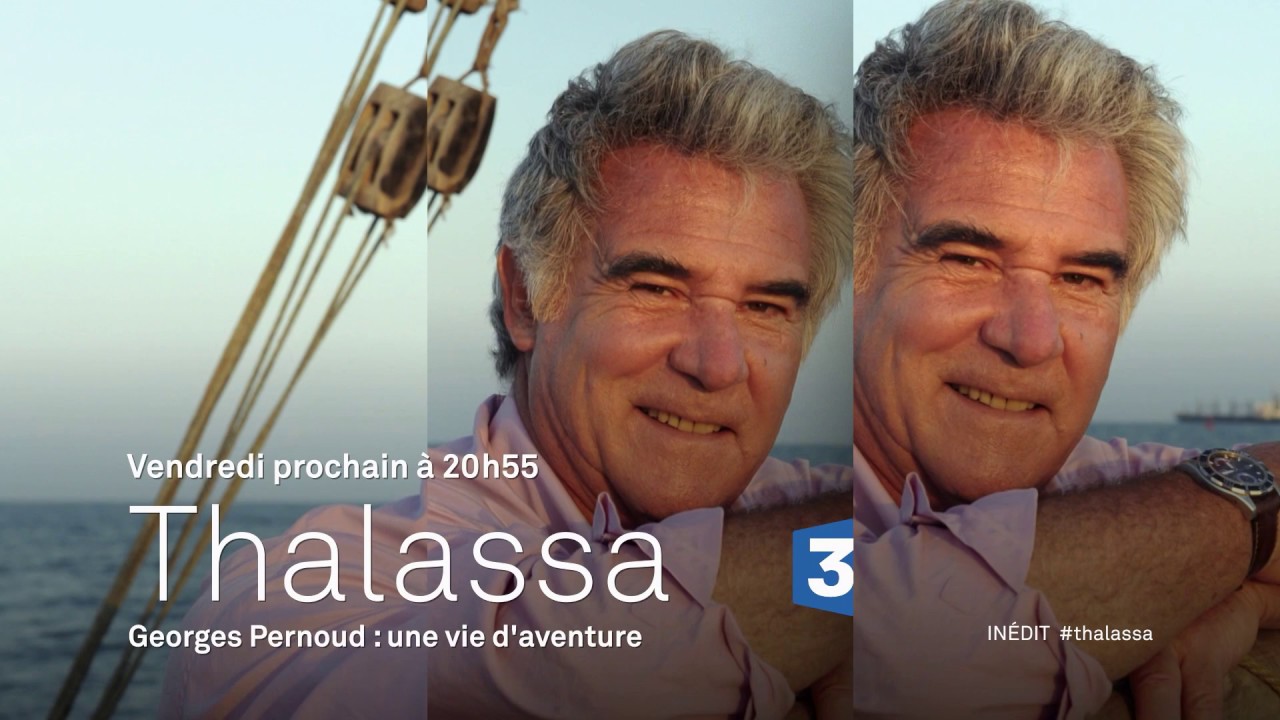 Georges Pernoud aux commandes de Thalassa @France3 Georges Pernoud aux commandes de Thalassa @France3