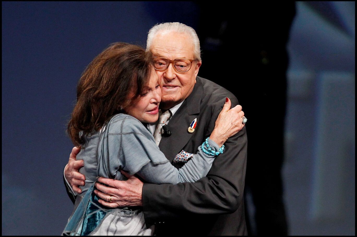  Janye et Jean-Marie Le Pen @DOMINIQUE JACOVIDES