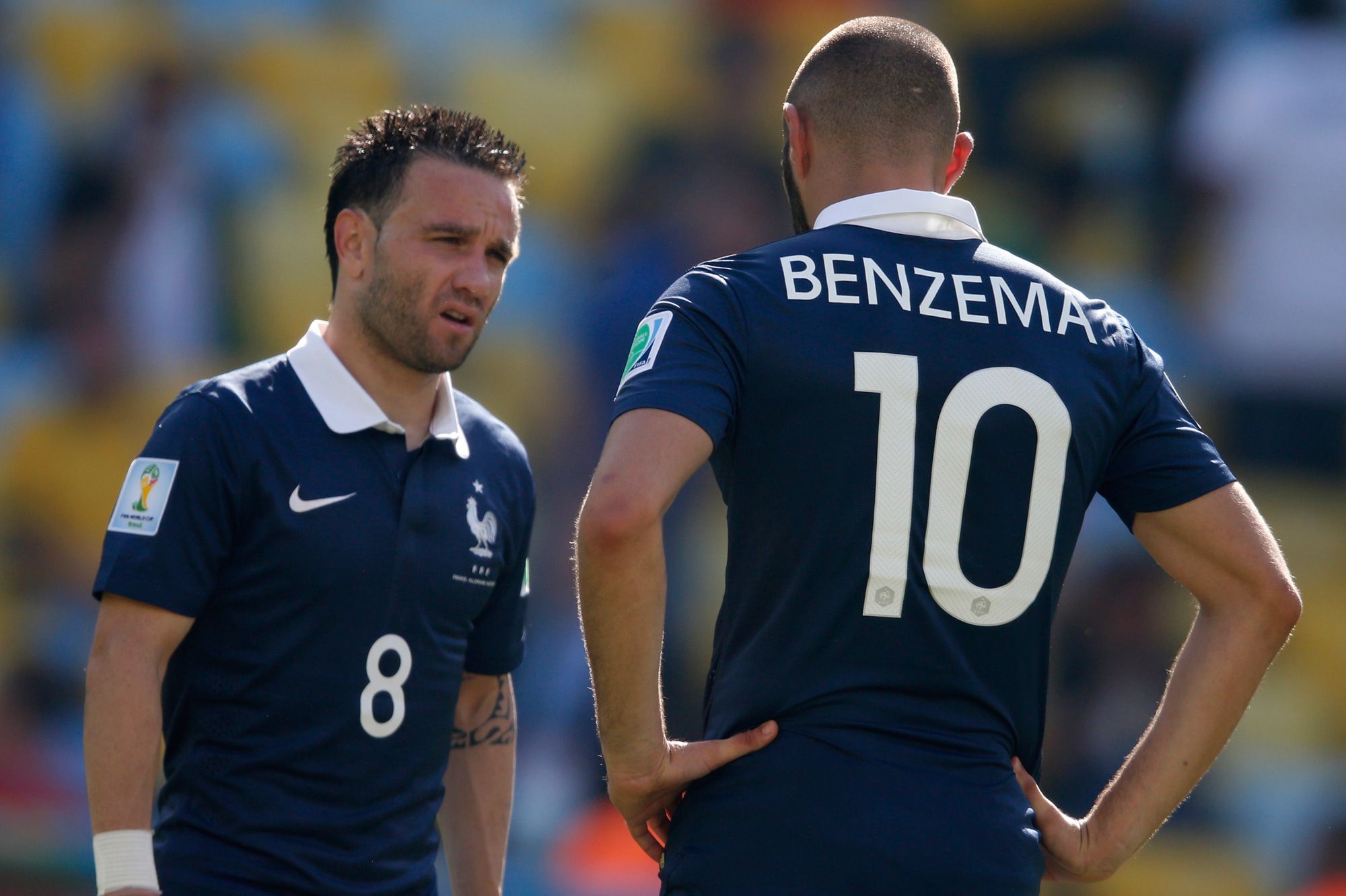  Mathieu Valbuena et Karim Benzema @ REUTERS / Charles Platiau