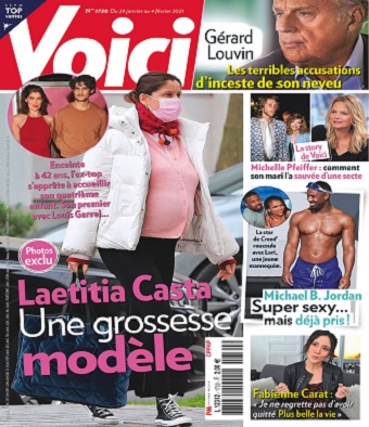  Laetitia Casta en Une de @Voici