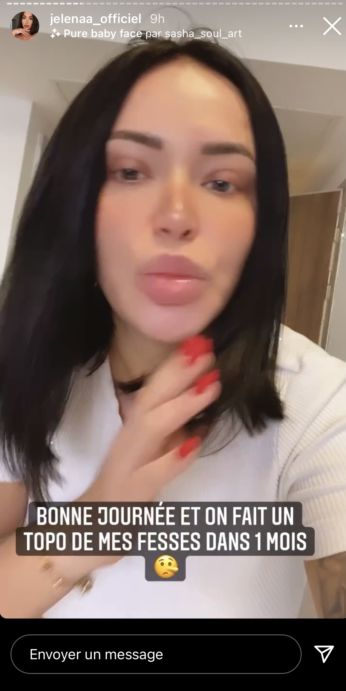  Jelena dévoile ses nouvelles fesses @ Instagram