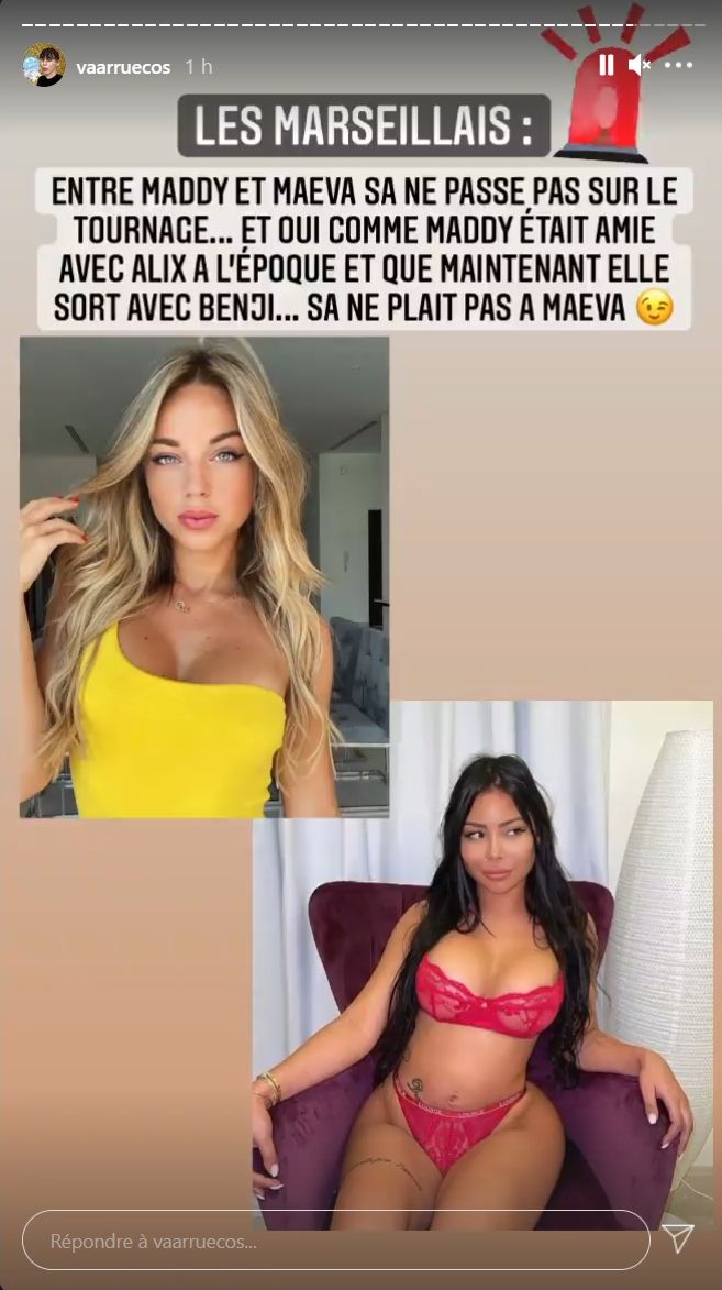 Maeva Ghennam : Découvrez pourquoi ça ne passe pas avec Maddy Burciaga sur le tournage des Marseillais